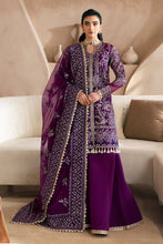 Load image into Gallery viewer, Shop Emaan Adeel | Clay &amp; Couture @ lebaasonline Velvet, Net Embroidered hand mirror work, New Indian Wedding dresses online USA &amp; Pakistani Designer Partywear Suits in the UK and USA at LebaasOnline. Browse new EMAAN ADEEL - 2025 Pakistani Dress &amp; Nikah dresses SALE at LebaasOnline. 