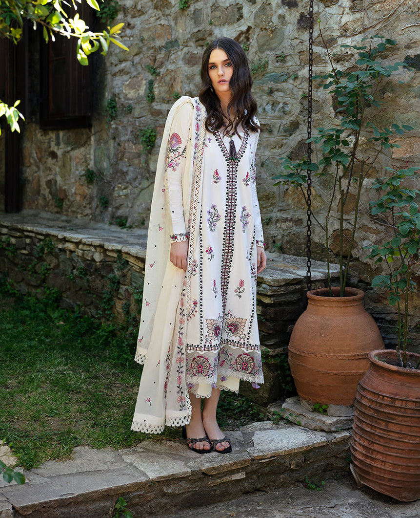 Buy Republic Womenswear | IYLIN Summer Lawn '24 | MUGUET (D1-B) wear for the Pakistani look. The heavy embroidery salwar kameez, Designer designs of Republic women's wear, Maria B, Asim Jofa, Crimson are available in our Pakistani designer boutique. Get Velvet suits in UK USA, UAE, France from Lebaasonline @ Sale Prize.