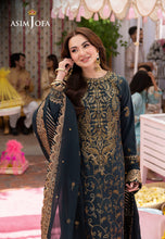 Load image into Gallery viewer, Buy ASIM JOFA LIMITED EDITION | AJMJ 04 exclusive chiffon collection of ASIM JOFA WEDDING COLLECTION 2024 from our website. We have various PAKISTANI DRESSES ONLINE IN UK, ASIM JOFA CHIFFON COLLECTION 2024. Get your unstitched or customized PAKISATNI BOUTIQUE IN UK, USA, from Lebaasonline at SALE!