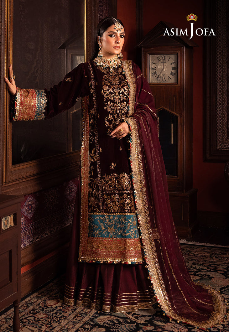 Buy ASIM JOFA | MAKHMAL - WEDDING VELVET Collection this New collection of ASIM JOFA WINTER LAWN COLLECTION 2023 from our website. We have various PAKISTANI DRESSES ONLINE IN UK, ASIM JOFA CHIFFON COLLECTION. Get your unstitched or customized PAKISATNI BOUTIQUE IN UK, USA, UAE, FRACE , QATAR, DUBAI from Lebaasonline 