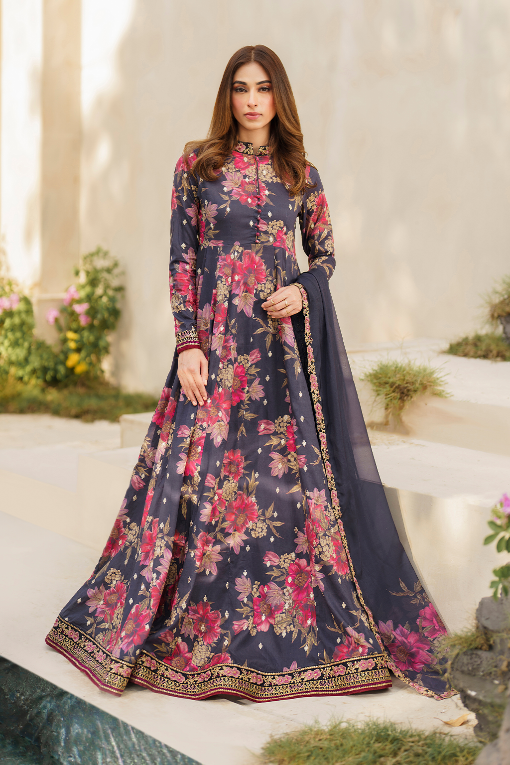 IZNIK | FESTIVE LAWN '24 | SFL-12 EMBROIDERED LAWN