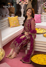 Load image into Gallery viewer, Buy ASIM JOFA LIMITED EDITION | AJMJ 09 exclusive chiffon collection of ASIM JOFA WEDDING COLLECTION 2024 from our website. We have various PAKISTANI DRESSES ONLINE IN UK, ASIM JOFA CHIFFON COLLECTION 2024. Get your unstitched or customized PAKISATNI BOUTIQUE IN UK, USA, from Lebaasonline at SALE!