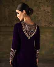 Load image into Gallery viewer, Faiza Saqlain | Manaar - Velvet Collection &#39;23 available at Lebaasonline. The largest stockiest of Dresses in the UK. Shop Maria B Clothes Pakistani wedding. Afrozeh wedding, Faiza Saqlain, Qalamkar Embroidered on discounted price in UK USA Manchester London Australia Belgium UAE France Germany Birmingham on Sale.