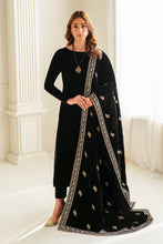 Load image into Gallery viewer, Buy Baroque Pakistani Designer Embroidered Velvet Shawl with discount code and sale price. Shop Pakistani Clothes Online UK- BAROQUE Chiffon for Wedding, Luxury Lawn 2024 Embroidered Chiffon, Velvet Suits, Winter dresses &amp; Bridal Wear &amp; Ready Made Suits for Pakistani Party Wear UK and USA at LebaasOnline.