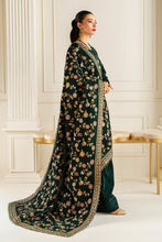 Load image into Gallery viewer, Buy Baroque Pakistani Designer Embroidered Velvet Shawl with discount code and sale price. Shop Pakistani Clothes Online UK- BAROQUE Chiffon for Wedding, Luxury Lawn 2024 Embroidered Chiffon, Velvet Suits, Winter dresses &amp; Bridal Wear &amp; Ready Made Suits for Pakistani Party Wear UK and USA at LebaasOnline.