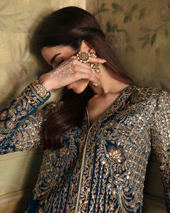 Faiza Saqlain | Manaar - Velvet Collection '23 available at Lebaasonline. The largest stockiest of Dresses in the UK. Shop Maria B Clothes Pakistani wedding. Afrozeh wedding, Faiza Saqlain, Qalamkar Embroidered on discounted price in UK USA Manchester London Australia Belgium UAE France Germany Birmingham on Sale.