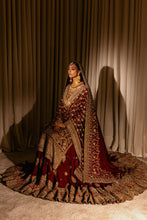 Load image into Gallery viewer, ERUM KHAN STORE | Bridal Couture 25 | INDIAN PAKISTANI DESIGNER DRESSES &amp; READY TO WEAR PAKISTANI CLOTHES. Buy JAHAN WEDDING Embroidered Collection of Winter Lawn, Original Pakistani Designer Clothing, Unstitched &amp; Stitched suits for women. Next Day Delivery in the UK. Express shipping to USA, France, Germany &amp; Australia.