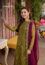 Load image into Gallery viewer, Buy ASIM JOFA LIMITED EDITION | AJMJ 16 exclusive chiffon collection of ASIM JOFA WEDDING COLLECTION 2024 from our website. We have various PAKISTANI DRESSES ONLINE IN UK, ASIM JOFA CHIFFON COLLECTION 2024. Get your unstitched or customized PAKISATNI BOUTIQUE IN UK, USA, from Lebaasonline at SALE!