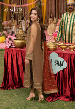 Load image into Gallery viewer, Buy ASIM JOFA LIMITED EDITION | AJMJ 10 exclusive chiffon collection of ASIM JOFA WEDDING COLLECTION 2024 from our website. We have various PAKISTANI DRESSES ONLINE IN UK, ASIM JOFA CHIFFON COLLECTION 2024. Get your unstitched or customized PAKISATNI BOUTIQUE IN UK, USA, from Lebaasonline at SALE!