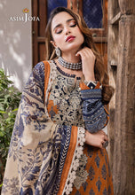 Load image into Gallery viewer, Buy ASIM JOFA | Rania Pre-Winter&#39;23 Collection this New collection of ASIM JOFA WINTER LAWN COLLECTION 2023 from our website. We have various PAKISTANI DRESSES ONLINE IN UK, ASIM JOFA CHIFFON COLLECTION. Get your unstitched or customized PAKISATNI BOUTIQUE IN UK, USA, UAE, FRACE , QATAR, DUBAI from Lebaasonline @ sale