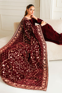 Buy Baroque Pakistani Designer Embroidered Velvet Shawl with discount code and sale price. Shop Pakistani Clothes Online UK- BAROQUE Chiffon for Wedding, Luxury Lawn 2024 Embroidered Chiffon, Velvet Suits, Winter dresses & Bridal Wear & Ready Made Suits for Pakistani Party Wear UK and USA at LebaasOnline.