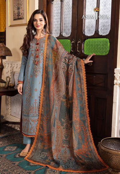 Buy ASIM JOFA | Rania Pre-Winter'23 Collection this New collection of ASIM JOFA WINTER LAWN COLLECTION 2023 from our website. We have various PAKISTANI DRESSES ONLINE IN UK, ASIM JOFA CHIFFON COLLECTION. Get your unstitched or customized PAKISATNI BOUTIQUE IN UK, USA, UAE, FRACE , QATAR, DUBAI from Lebaasonline @ sale