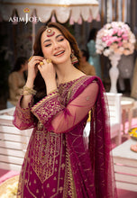 Load image into Gallery viewer, Buy ASIM JOFA LIMITED EDITION | AJMJ 09 exclusive chiffon collection of ASIM JOFA WEDDING COLLECTION 2024 from our website. We have various PAKISTANI DRESSES ONLINE IN UK, ASIM JOFA CHIFFON COLLECTION 2024. Get your unstitched or customized PAKISATNI BOUTIQUE IN UK, USA, from Lebaasonline at SALE!