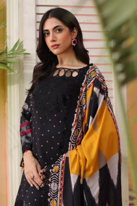 CHARIZMA | Embroidered Linen Shawl '24 | SHW4-03