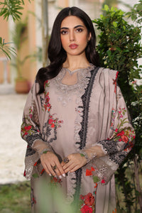 CHARIZMA | Embroidered Linen Shawl '24 | SHW4-02