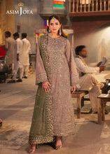 Load image into Gallery viewer, Buy Asim Jofa | Chamkeeli exclusive chiffon collection of ASIM JOFA WEDDING COLLECTION 2024 from our website. We have various PAKISTANI DRESSES ONLINE IN UK, ASIM JOFA CHIFFON COLLECTION 2024. Get your unstitched or customized PAKISATNI BOUTIQUE IN UK, USA, from Lebaasonline at SALE!