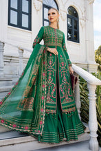 Load image into Gallery viewer, Buy MARIA B SATIN 2024 PAKISTANI GARARA SUITS ONLINE  USA with customization. We have various brands such as MARIA B WEDDING DRESSES. PAKISTANI WEDDING DRESSES BIRMINGHAM are trending in evening/party wear. MARIA B SALE dresses can be stitched in UK, USA, France, Australia  Lebaasonline in SALE!