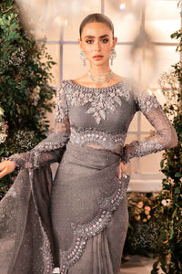 Maria.B | Embroidered Organza Suit'24 available at Lebaasonline. The largest stockiest of M.prints Dresses in the UK. Shop Maria B Clothes Pakistani wedding. Maria B Chiffons, Mprints, Maria B Sateen Embroidered on discounted price in UK USA Manchester London Australia Belgium UAE France Germany Birmingham on Sale.