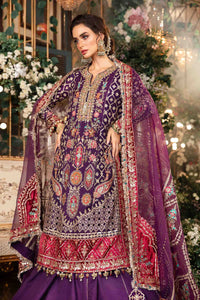 Maria.B | Embroidered Organza Suit'24 available at Lebaasonline. The largest stockiest of M.prints Dresses in the UK. Shop Maria B Clothes Pakistani wedding. Maria B Chiffons, Mprints, Maria B Sateen Embroidered on discounted price in UK USA Manchester London Australia Belgium UAE France Germany Birmingham on Sale.