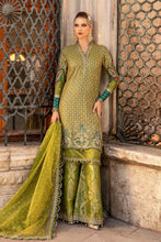 Load image into Gallery viewer, Buy MARIA B SATIN 2024 PAKISTANI GARARA SUITS ONLINE  USA with customization. We have various brands such as MARIA B WEDDING DRESSES. PAKISTANI WEDDING DRESSES BIRMINGHAM are trending in evening/party wear. MARIA B SALE dresses can be stitched in UK, USA, France, Australia  Lebaasonline in SALE!