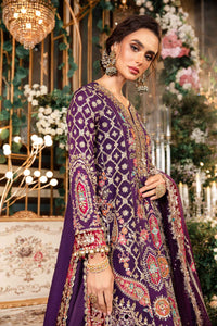 Maria.B | Embroidered Organza Suit'24 available at Lebaasonline. The largest stockiest of M.prints Dresses in the UK. Shop Maria B Clothes Pakistani wedding. Maria B Chiffons, Mprints, Maria B Sateen Embroidered on discounted price in UK USA Manchester London Australia Belgium UAE France Germany Birmingham on Sale.