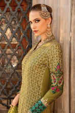 Load image into Gallery viewer, Buy MARIA B SATIN 2024 PAKISTANI GARARA SUITS ONLINE  USA with customization. We have various brands such as MARIA B WEDDING DRESSES. PAKISTANI WEDDING DRESSES BIRMINGHAM are trending in evening/party wear. MARIA B SALE dresses can be stitched in UK, USA, France, Australia  Lebaasonline in SALE!