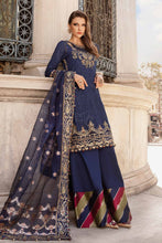 Load image into Gallery viewer, Buy MARIA B SATIN 2024 PAKISTANI GARARA SUITS ONLINE  USA with customization. We have various brands such as MARIA B WEDDING DRESSES. PAKISTANI WEDDING DRESSES BIRMINGHAM are trending in evening/party wear. MARIA B SALE dresses can be stitched in UK, USA, France, Australia  Lebaasonline in SALE!