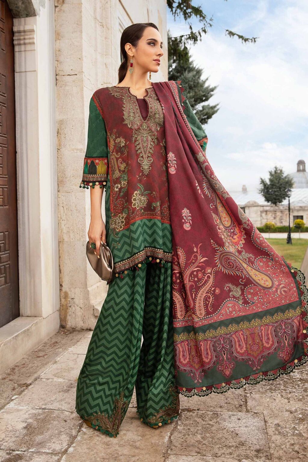 Buy MARIA B | M-Prints Fall Edit 2024 PAKISTANI GARARA SUITS ONLINE  USA with customization. We have various brands such as MARIA B WEDDING DRESSES. PAKISTANI WEDDING DRESSES BIRMINGHAM are trending in evening/party wear. MARIA B SALE dresses can be stitched in UK, USA, France, Australia  Lebaasonline in SALE!