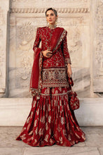 Load image into Gallery viewer, Buy MARIA B SATIN 2024 PAKISTANI GARARA SUITS ONLINE  USA with customization. We have various brands such as MARIA B WEDDING DRESSES. PAKISTANI WEDDING DRESSES BIRMINGHAM are trending in evening/party wear. MARIA B SALE dresses can be stitched in UK, USA, France, Australia  Lebaasonline in SALE!