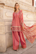 Load image into Gallery viewer, Buy MARIA B SATIN 2024 PAKISTANI GARARA SUITS ONLINE  USA with customization. We have various brands such as MARIA B WEDDING DRESSES. PAKISTANI WEDDING DRESSES BIRMINGHAM are trending in evening/party wear. MARIA B SALE dresses can be stitched in UK, USA, France, Australia  Lebaasonline in SALE!