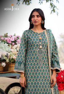 Asim Jofa Printed Lawn '25 | AJUUB-04