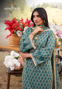 Asim Jofa Printed Lawn '25 | AJUUB-04