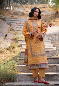 Asim Jofa Printed Lawn '25 | AJUUB-07