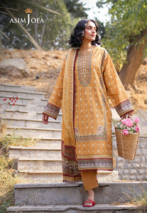 Asim Jofa Printed Lawn '25 | AJUUB-07