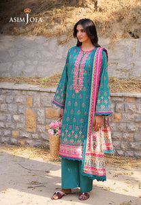 Asim Jofa Printed Lawn '25 | AJUUB-14