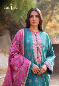 Asim Jofa Printed Lawn '25 | AJUUB-14