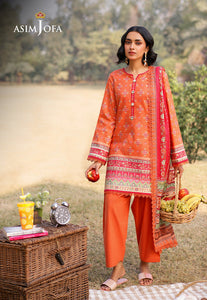 Asim Jofa Printed Lawn '25 | AJUUB-08