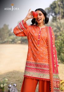 Asim Jofa Printed Lawn '25 | AJUUB-08