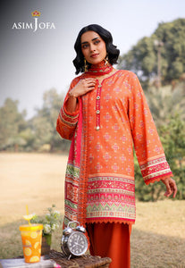 Asim Jofa Printed Lawn '25 | AJUUB-08