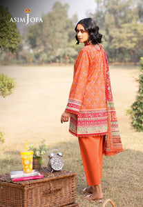 Asim Jofa Printed Lawn '25 | AJUUB-08