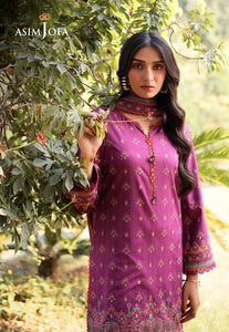 Asim Jofa Printed Lawn '25 | AJUUB-12