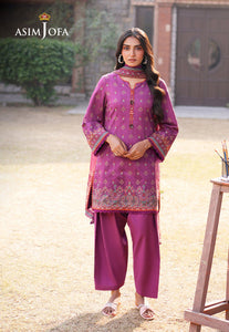 Asim Jofa Printed Lawn '25 | AJUUB-12