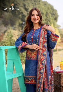 Asim Jofa Printed Lawn '25 | AJUUB-10