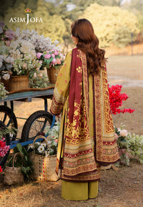 Asim Jofa Printed Lawn '25 | AJUUB-02