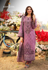 Asim Jofa Printed Lawn '25 | AJUUB-19