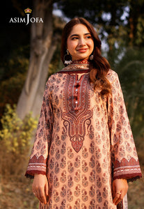 Asim Jofa Printed Lawn '25 | AJUUB-18