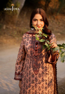 Asim Jofa Printed Lawn '25 | AJUUB-18