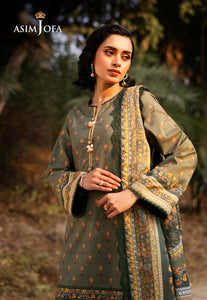 Asim Jofa Printed Lawn '25 | AJUUB-15