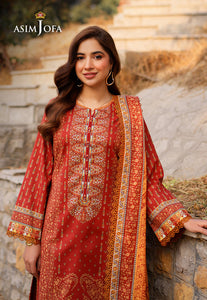 Asim Jofa Printed Lawn '25 | AJUUB-20