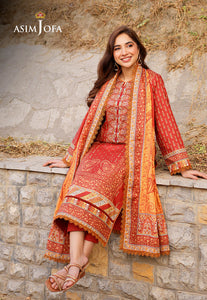 Asim Jofa Printed Lawn '25 | AJUUB-20